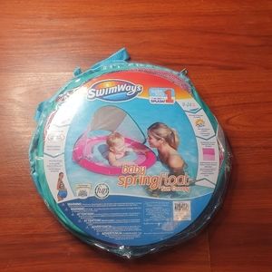 Baby swim float with sun cover 9-24 M
